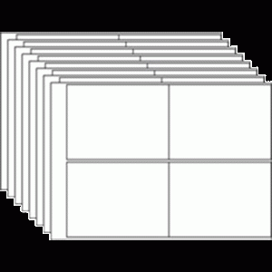 Shock Universal Storm 4 Label Thickness 200u 140 x 100mm - 4560 (per 100 A4 Sheets)